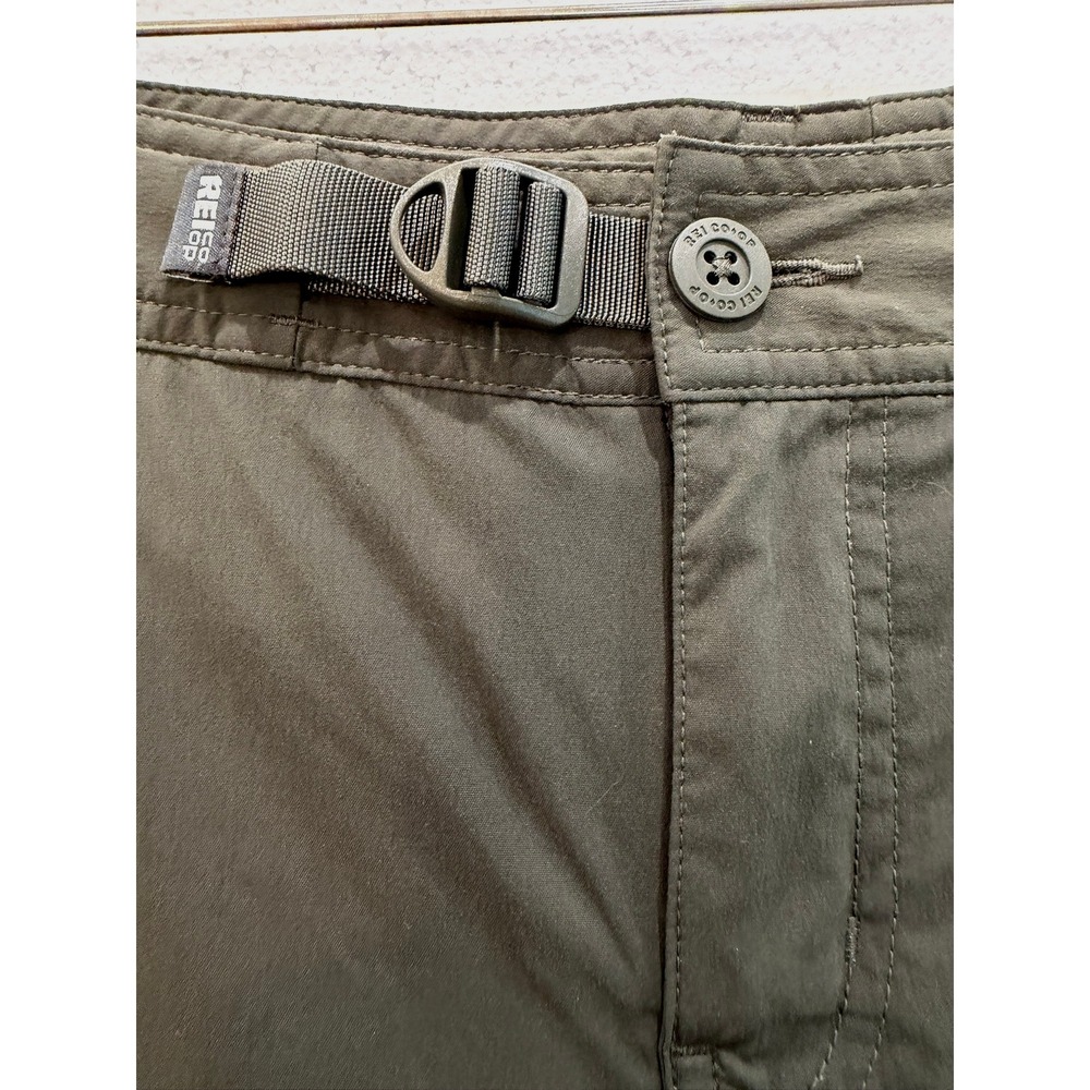REI Co-op Convertible Cargo Hiking Pants Olive Green Relaxed Fit Women Sz 6 - Picture 5 of 11